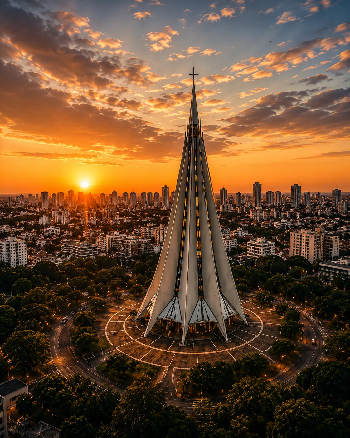 Maringá - cathédrale aérienne