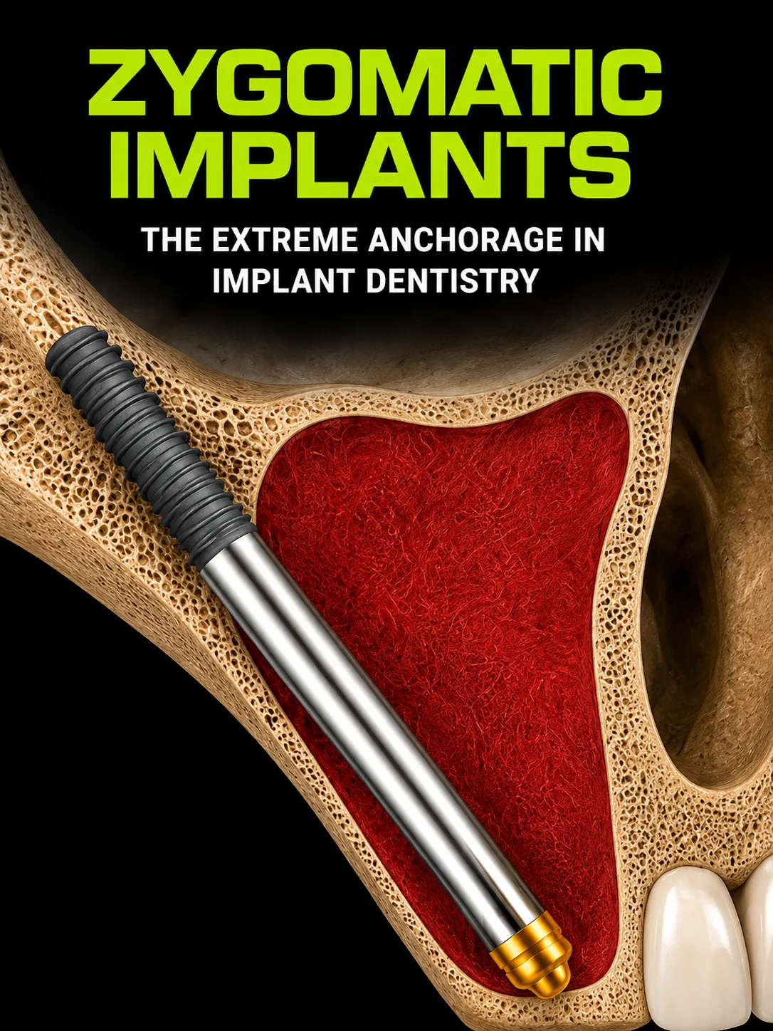 Implants zygomatiques - ancrage extrême en implantologie